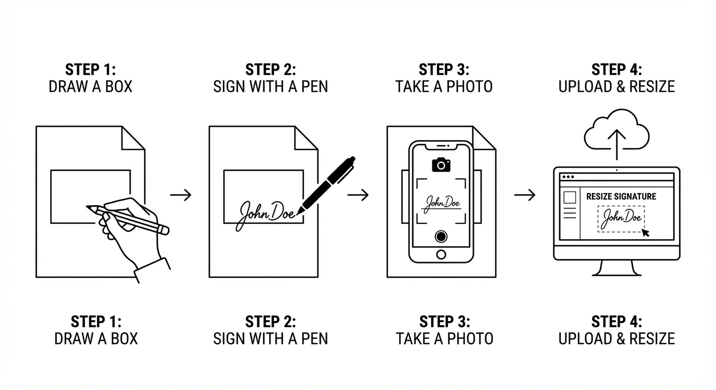 Steps to create digital signature