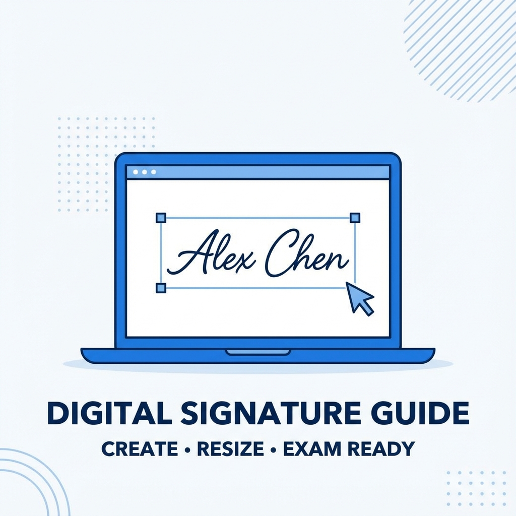 Resize Digital Signature Online | Free Crop & Resize 2026